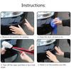 2/4pcs Car Bumper Protector Strip Guard Corner Protection Strips Scratch Protector Crash Blade Anti-collision Auto Accessories