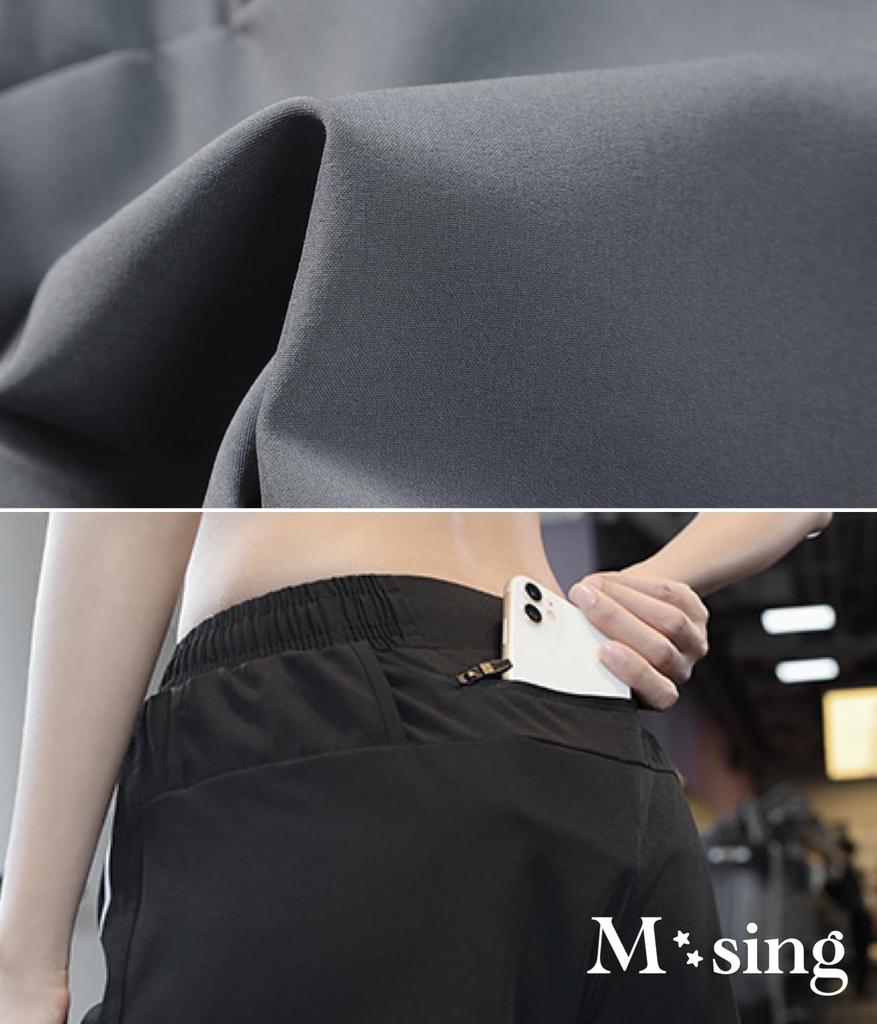 Leggings with Docking Sports Running and Plus Sizes Yoga Faux Easy To Move Black M-Sing Women's Shorts, Pants, Pants, Spring, Summer, Autumn,