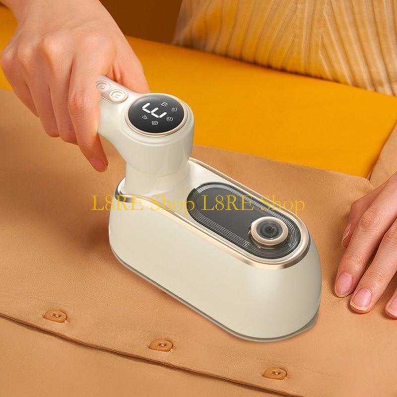 L8RE Steam Iron for Clothes Horizontal Vertical Steaming Dry Ironing 90° Rotatable Fast Heating Handheld Clothing Steamer