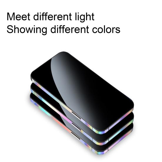 1 Set Phone Film Frame Luminous Ultra-thin Soft Colorful Dustproof Hydrogel Film Mobile Anti-Scratch Phone Camera