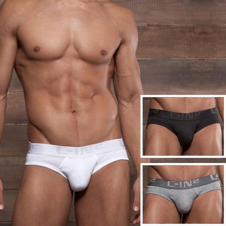 High-Quality Ribbed Cotton Men's Briefs - Classic Solid Colors