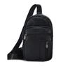 First Layer Cowhide Men'S Breast Bag Outdoor Sports Chest Bag Men'S Business Leather Messenger Bag