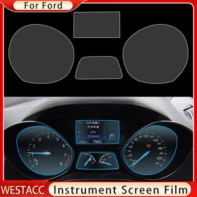 Car Interior Instrument Dashboard Monitor Screen Protector Film Cover Sticker for Ford Kuga Escape 2014 - 2018