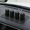 4Pcs Aluminum Car Tire Valve Caps Diamond Tyre Valve Airtight Cover Waterproof Dust For Tesla Model Y 3 S X Roadster Automobiles