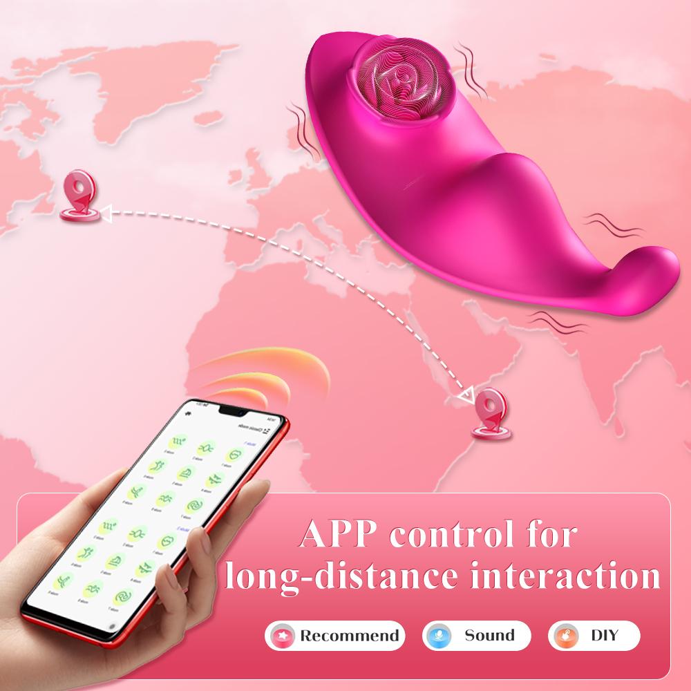 APP Control Wearable Vibrator for Women Clitoral Stimulator Massage Female Masturbator Adults Panties Vibrating Couples Sex Toys