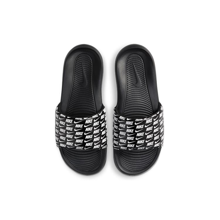 New Nike Victori One Slide Print 'Repeat Logo Black' CN9678-006