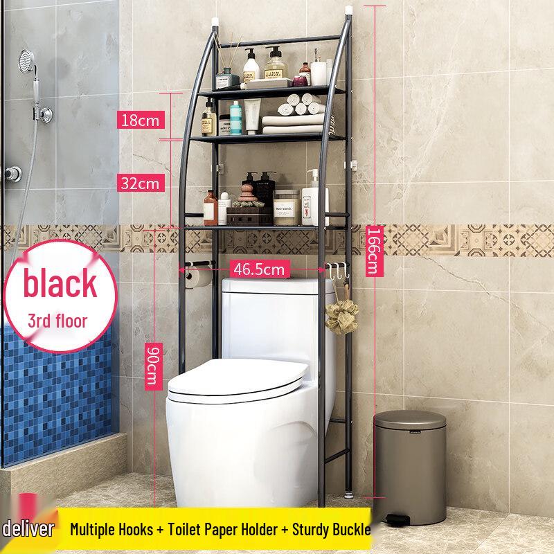 LIEI Suction Cup Wall-Mounted Bathroom Shelf