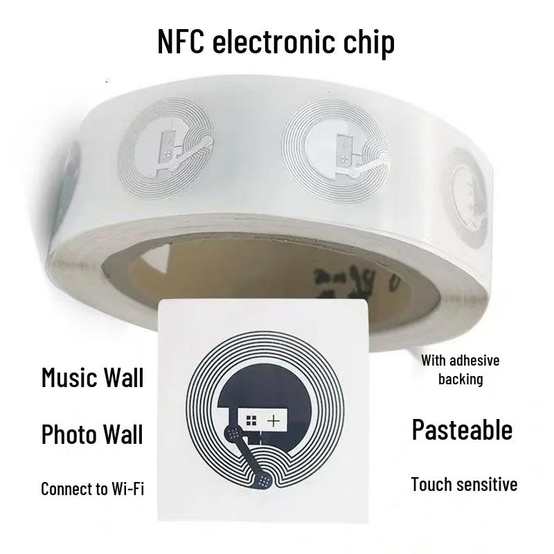 NFC Wet Inlay Sticker: NTAG Chip Anti-Counterfeit Label