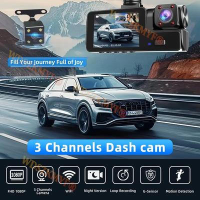 2/3 Channel WIFI Dash Cam for Car Front Rear Camera 1080P Video Recorder Dashcam Black Box Car DVR Optional Rear View Camera