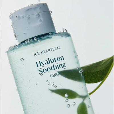 Heartleaf Hyaluron Soothing Toner 350ml, Calming, Cooling, Moisturizing, Korean Cosmetics, Kbeauty, Sample