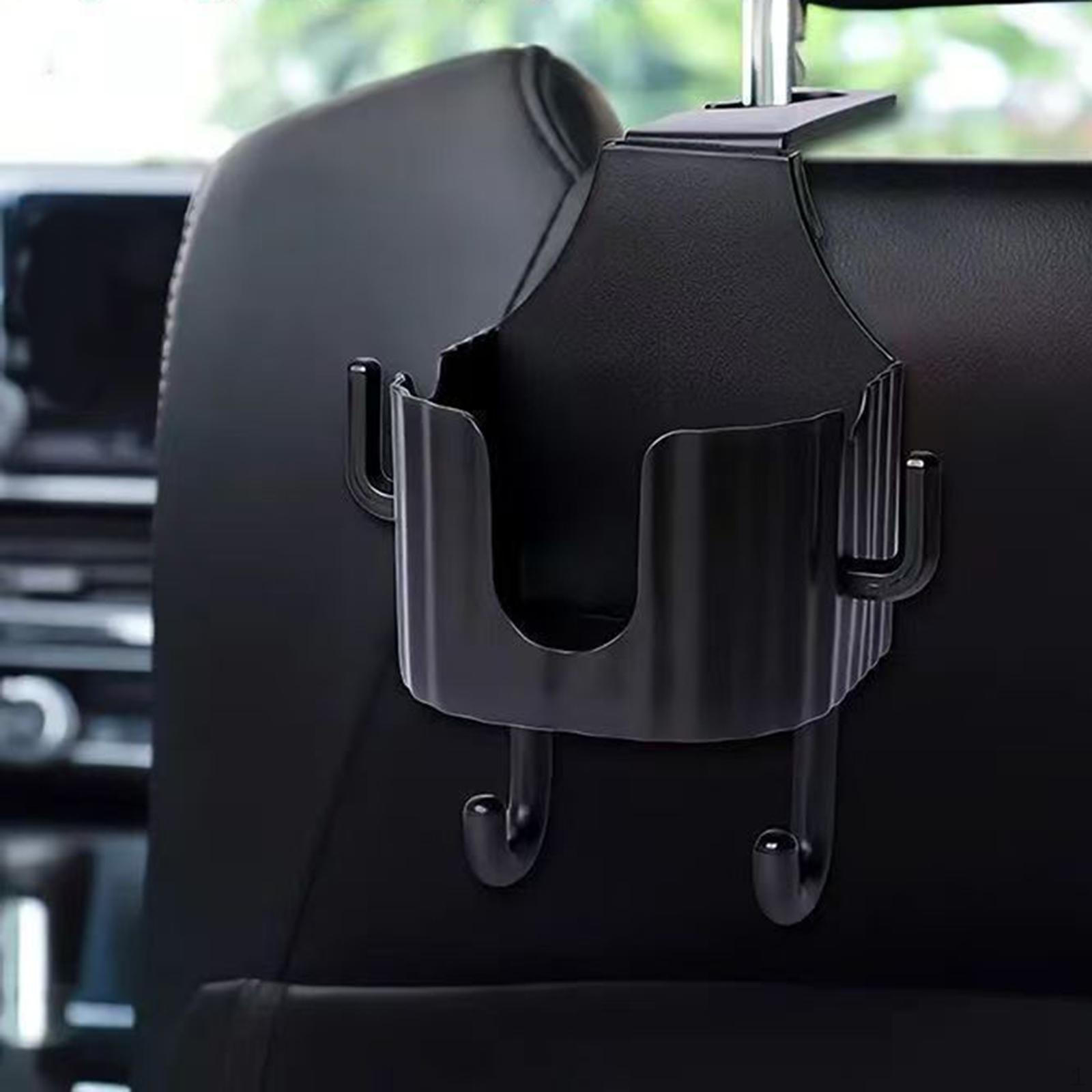 

Headrest Cup Holder Multifunctional Hook for Seat Back Lightweight Portable Universal Organizer