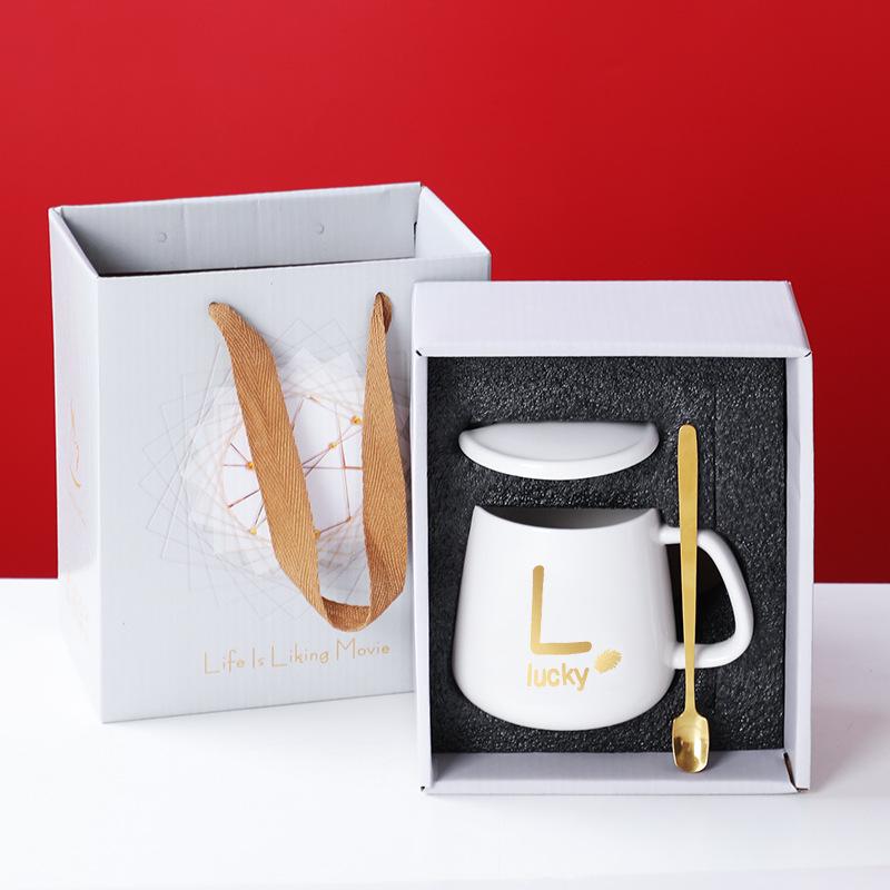 55° Constant Temperature Ceramic Mug Gift Set - Opening Event Custom Souvenir Cup