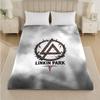 Linkin Park Druck Flanelldecke Gemütliche Leichte Plüschdecke für Bett Sofa Haushalt
