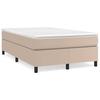 Maison Exclusive - Lattenrost Bett Matratze Cappuccino 120x190cm Kunstleder