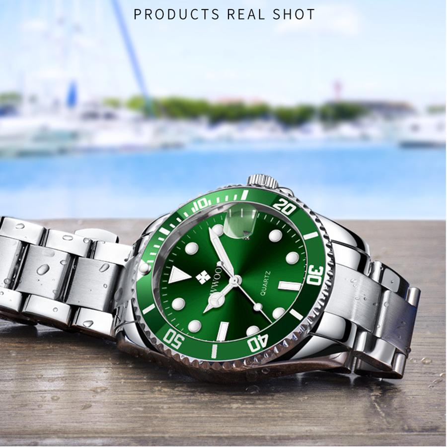 WWOOR Topmarke Luxusmode Herrenuhren Wasserdicht Datum Quarz Uhr Sportuhr für Herren Armbanduhr