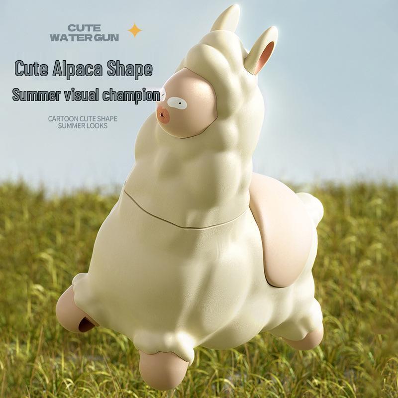 Bingyu Alpaca Water Gun Toy: Fun Outdoor Spraying Decompression Toy for Kids