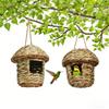 Outdoor Ecological Handmade Straw Parrot Bird Nest Creative Birdcage Ornament Supplies Garden Decoration Birdhouse Pastoral Styl