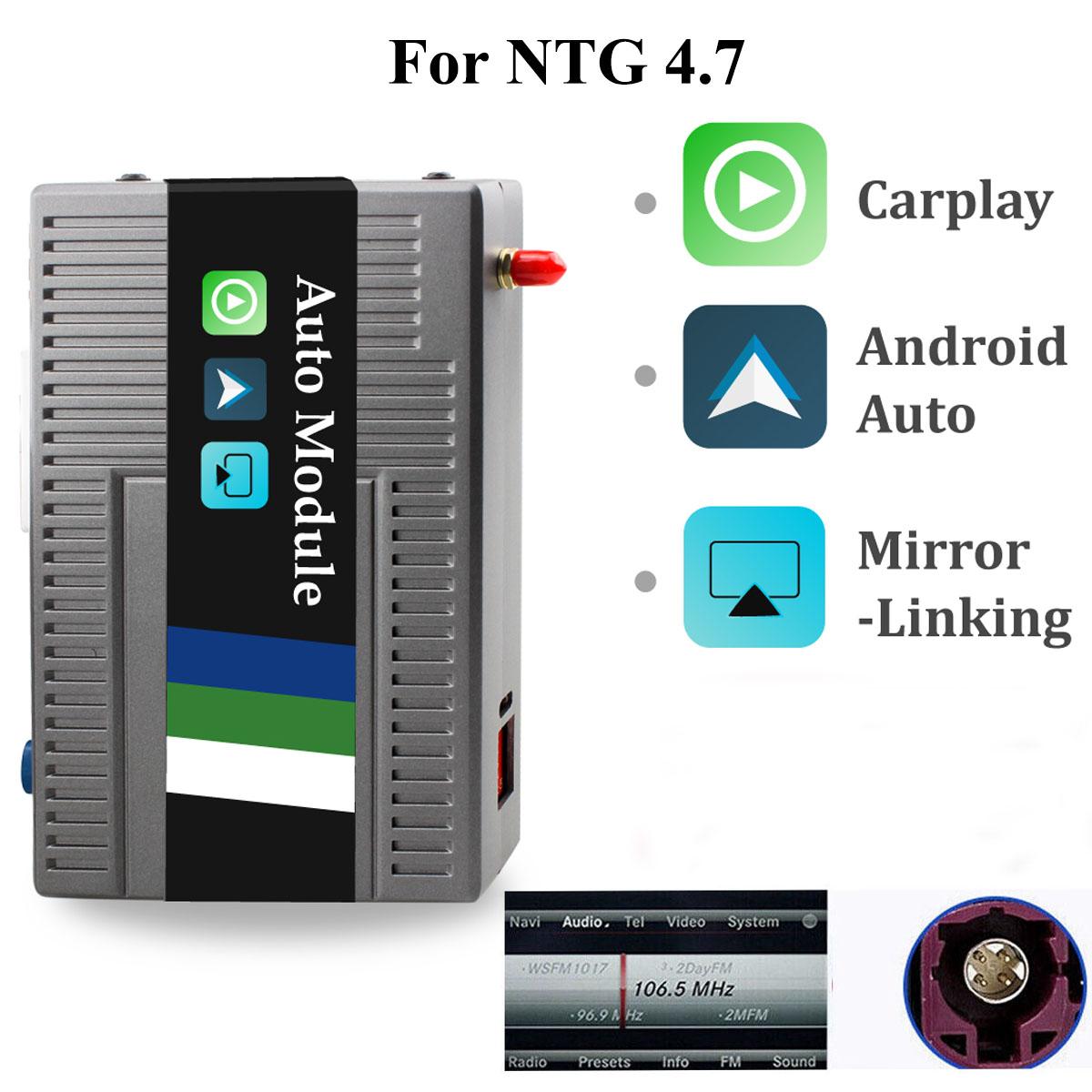 

Sinairyu Беспроводной автомобильный комплект CarPlay Android, совместимый с Mirror-Link для Mercedes Benz C-Class W204 с NTG 4.5/4.7 For NTG 4.7