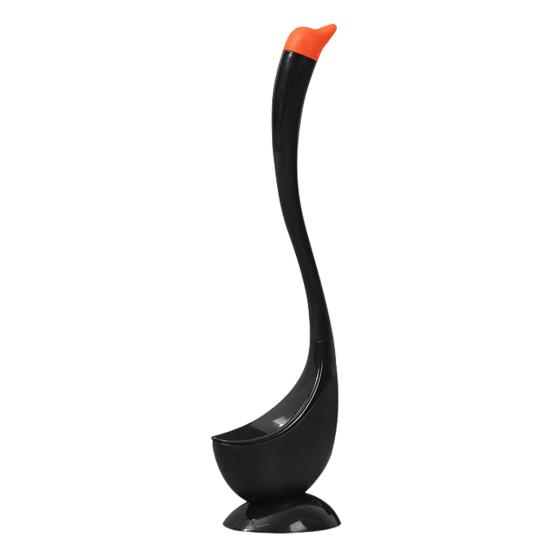 Toilet Brush Set with Ventilated Base Swan Shape Cleaning Brush for Powerful Scrubbing Bathroom Scrubber
