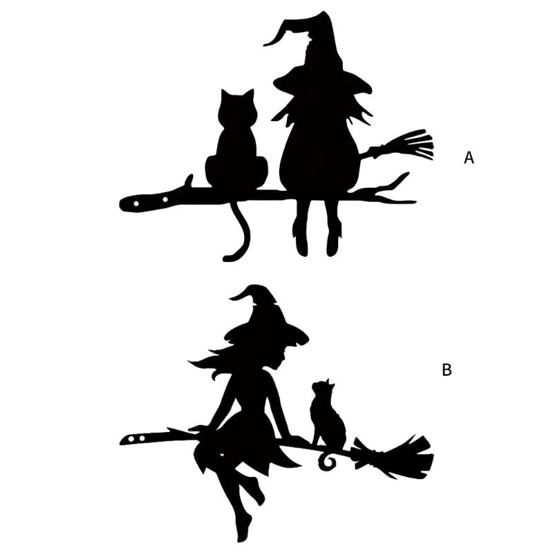 Ländlicher Eisen-Nekromanten-Pfahl Halloween-Gartendekoration Wasserdicht Erdspieß für schattige Darstellungen