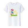 Fashion Summer Blouses T-shirt White 2000s Tees Cartoon Minnie Tshirt Mickey Mouse Tops Graphic Clothes Unisex