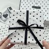 Pois Neri Sydney Carta Carta Modellata a Mano Carta da Imballaggio per Bouquet di Fiori Carta da Imballaggio per Fiori Torta Cottura Regalo