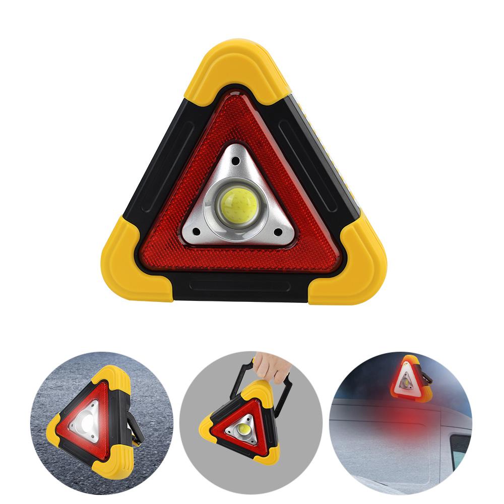 Dreieck Warnschild Outdoor Camping Notfall Panne Verkehrssicherheit Auto LED Arbeitsleuchte