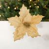 Fake Simulated Christmas Flower DIY Xmas Tree Ornaments Artificial Christmas Flowers  Christmas
