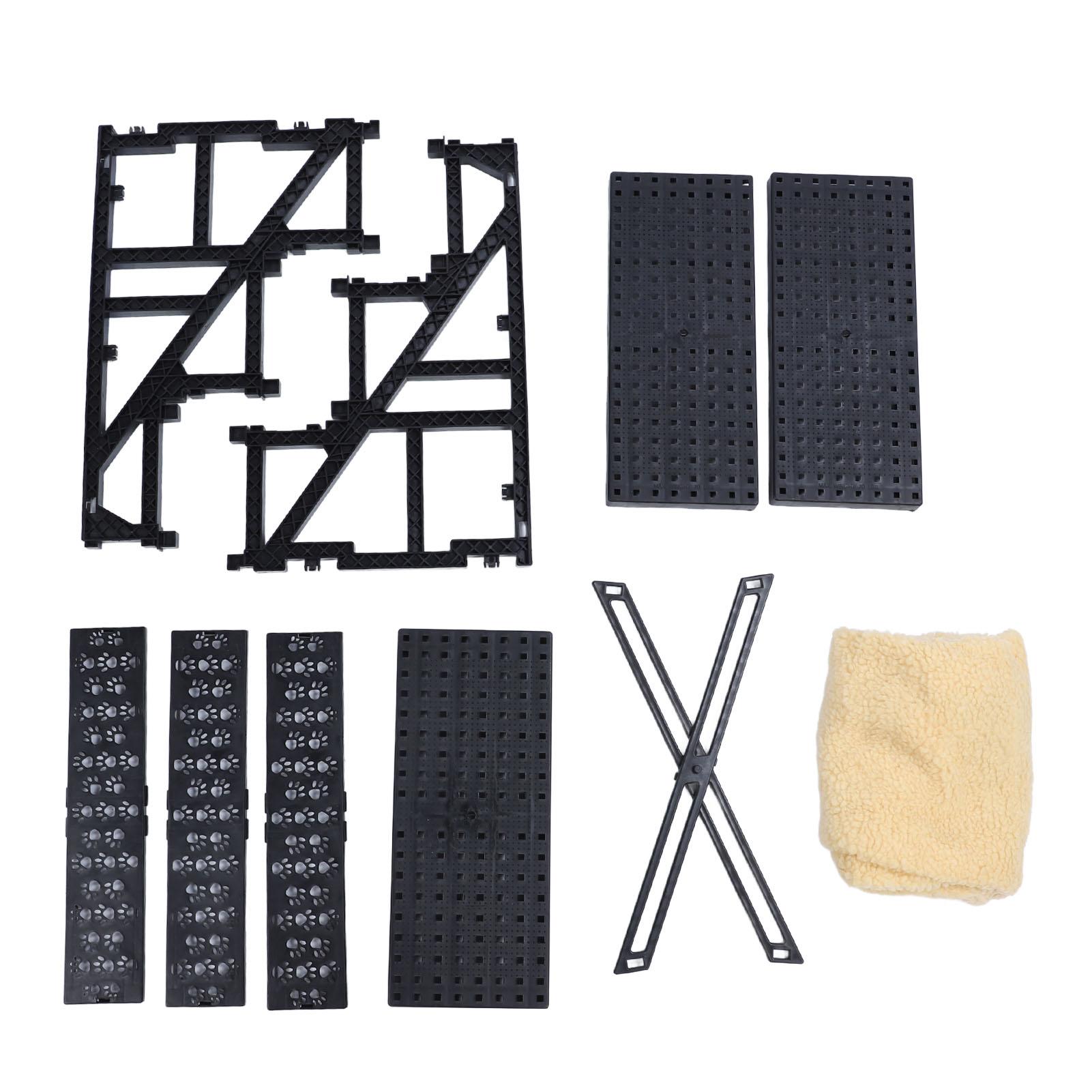 

Пандус для собак, ступеньки, легко собрать, противоскользящие, прочные, фрикционные, пластиковые, мягкие, переносные, для кроватей жёлтый