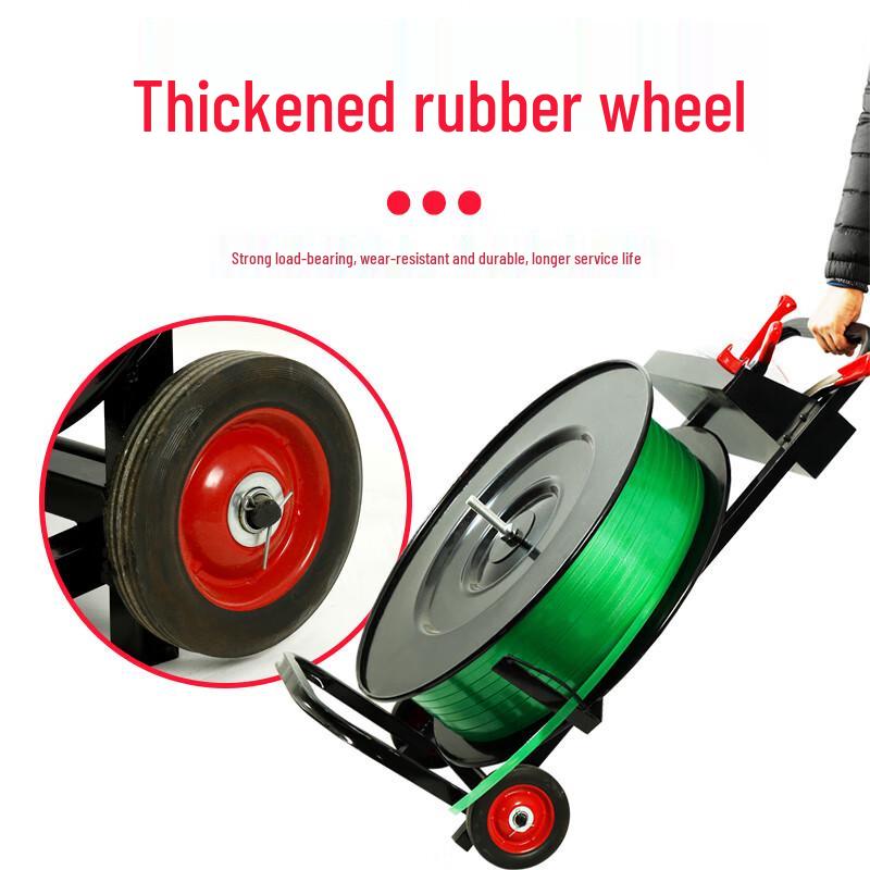 Junlun Cross Style Large Wheel Strapping Dispenser Cart