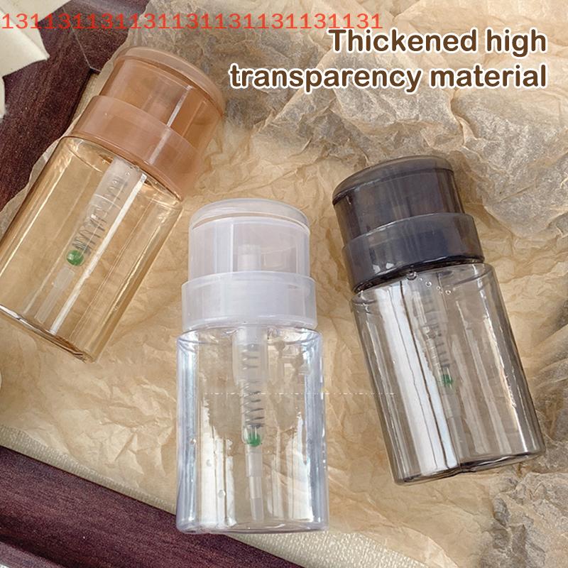 Wiederbefüllbare Nagelflaschen mit Druckpumpe für Nail Art Nagellackentferner Reiniger Leerer Spender Make-up-Flasche Maniküre-Werkzeug