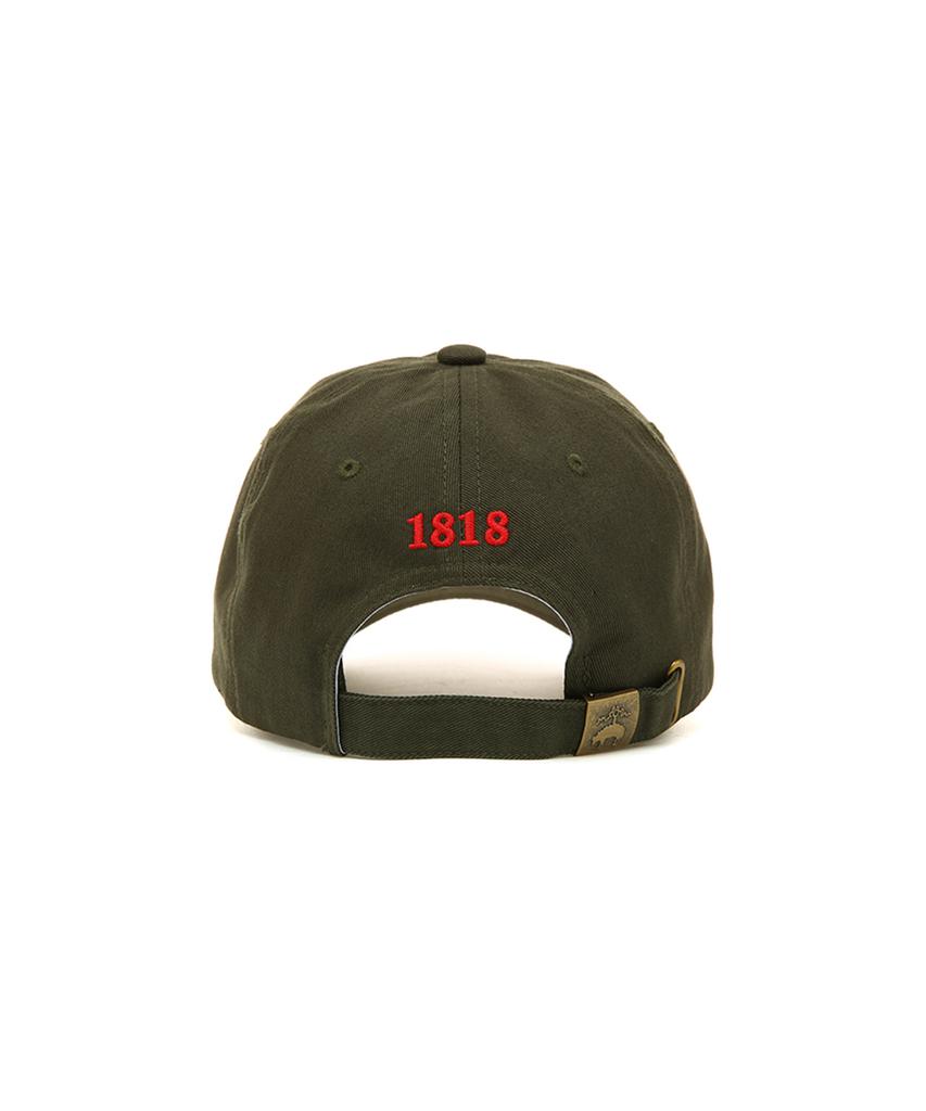 BROOKS BROTHERS [Unisex] Cotton Logo Baseball Cap (Green) (Bbacmm7320Ies)