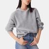 Levis Knitted Hooded Ribbed Loose Long Sleeve Sweater Women Sweater A8509-0000