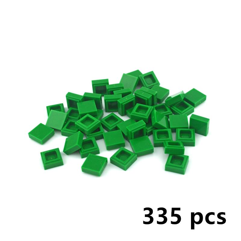 335pcs DIY Building Blocks Figure Bricks Smooth 1x1 ColorFul Educational Creative Size Compatible All Brand Toys for Children