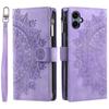 Style 006 For Samsung Galaxy A06 4G Wallet Case PU Leather Phone Cover Mandala Flower Pattern