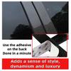 Car Window Trim Cover For Honda Civic 11th Gen Hatchback Accessories Exterior 2022 2023 2024 2025 B C Column Pillar Car Stickers