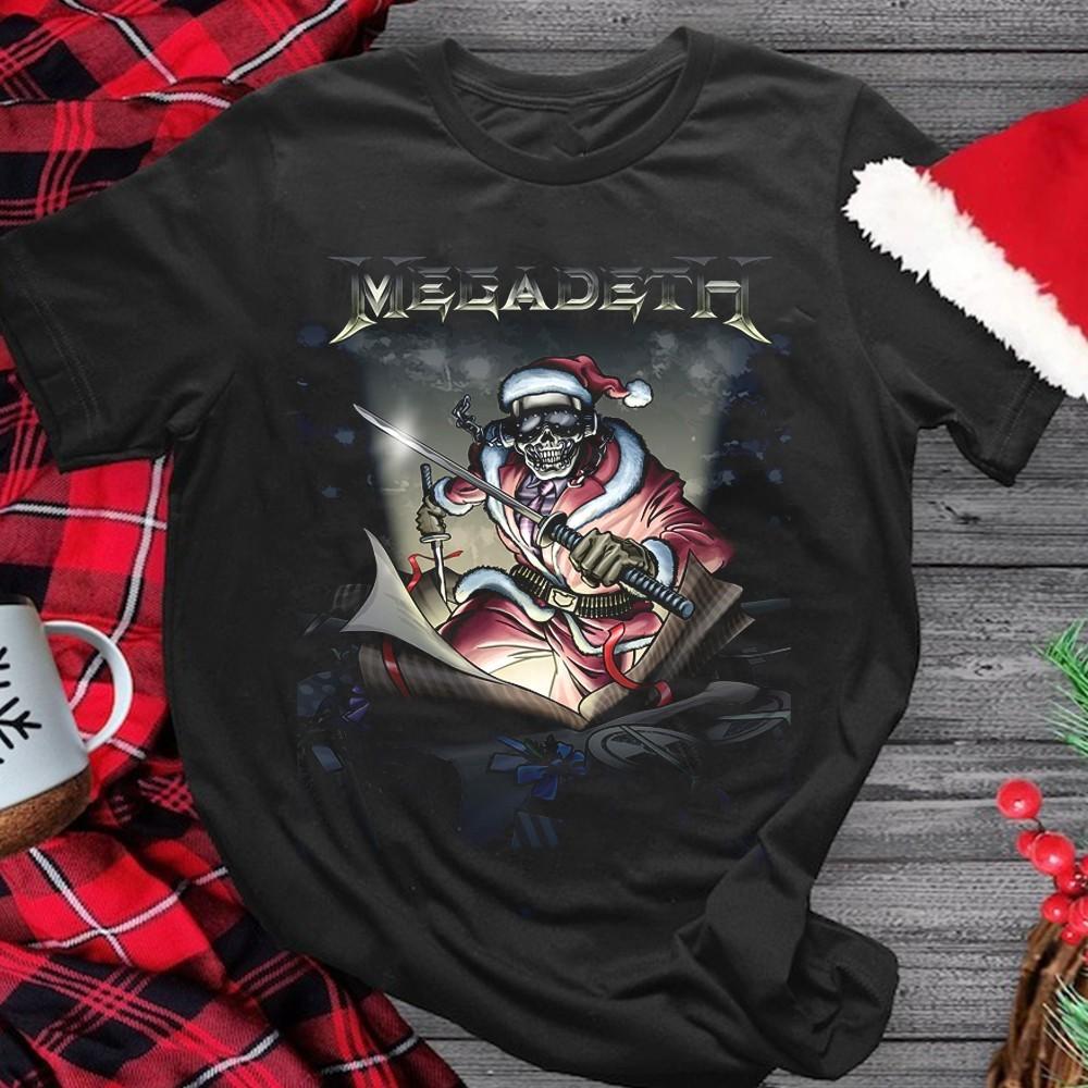 Merry Christmas Megadeth Gift Family Unisex S-235XL 24D657 Unisex T-Shirt S
