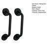 1/2Pcs Magnetic Refrigerator Door Handle Heavy Duty Aluminum Alloy Universal Oven Fridge Entry Garage Door Handle Pull Bar Replacement