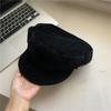 Korean New Retro British Style Newsboy Hat Women's Suede Octagonal Hat Showing Face Small Fashionable Painter Hat