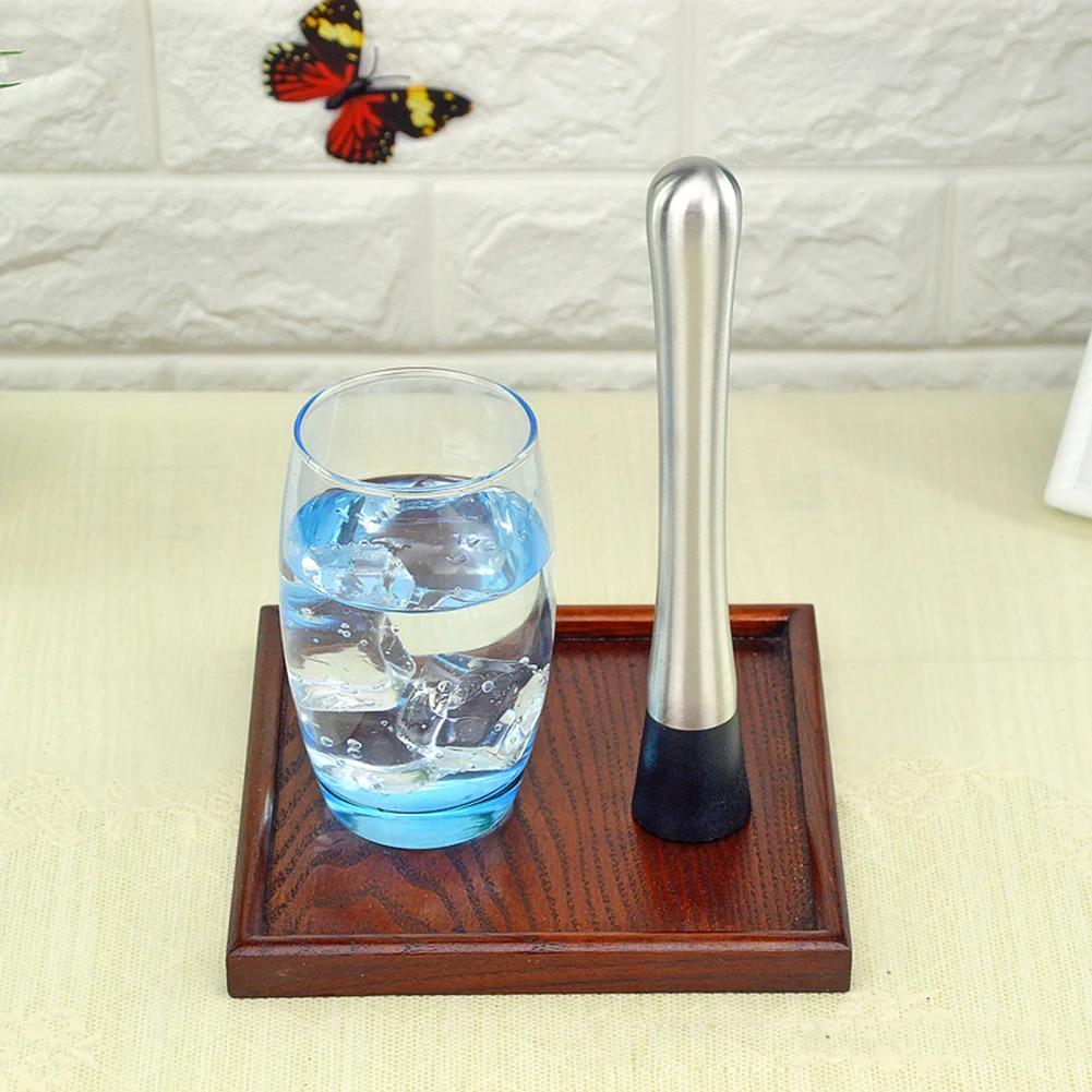 Multifunctional Stainless Steel Crushed Ice Hammer Popsicle Sticks Cocktail Swizzle Stick Fruit Muddle Pestle Barware Bar Tools