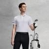 Fila Golf Series Fashion Simple Basic Sports Training Golf Versatile Comfortable Knitted Short Sleeve Polo Shirt Men Tops Jade-White A11M625102FWT