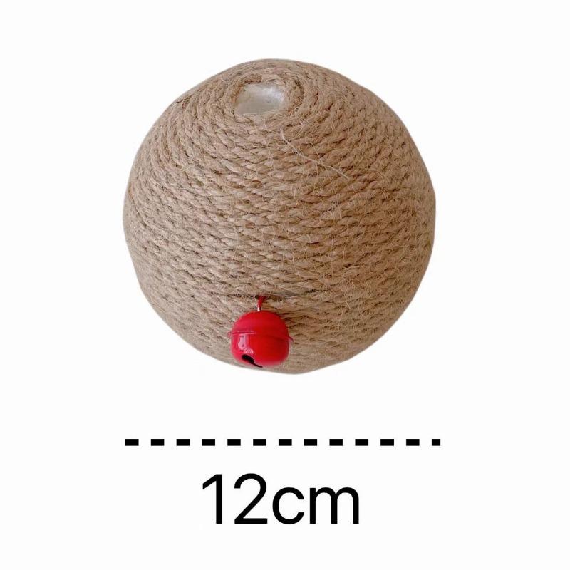 Cat scratching ball sword hemp ball hemp rope ball does not drop crumbs to tease the cat toy ball cat self-hi artifact grinding teeth resistant