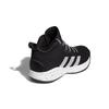 Adidas Cross Em Up 5 K Slip-Resistant Cushioning Wear-Resistant Low-Top Basketball Shoes Black Kids' Sneakers FZ1473