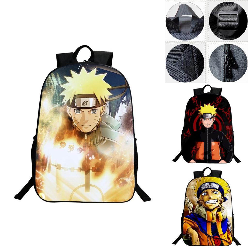 Sac à dos tendance Naruto Kakashi avec fermeture éclair lisse et matériau facile à nettoyer
