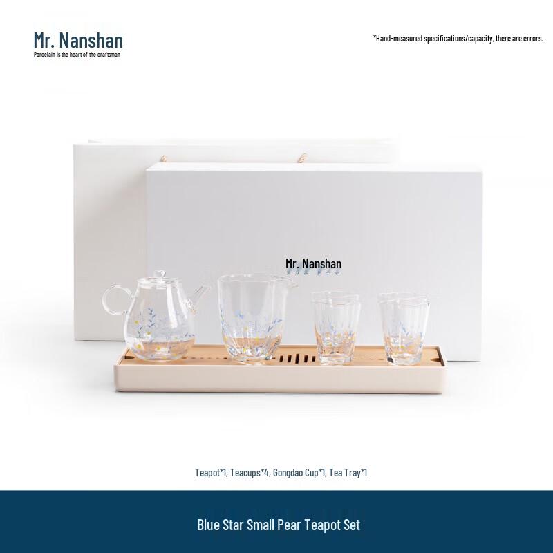 Nanshan Mr. Blue Star Glass Kung Fu Tea Set