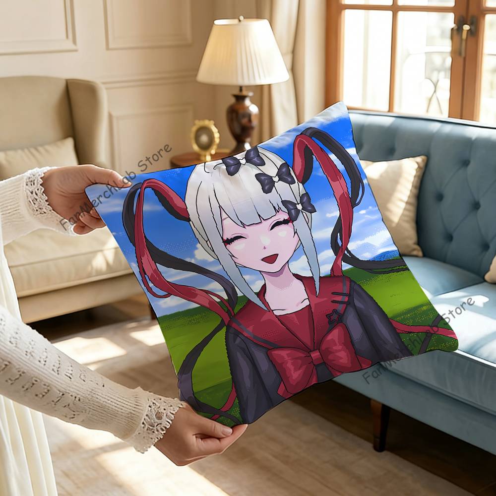 

NNeedy SStreamer Overload Pillow Covers Cartoon Sofa Decorative Home Doublesided Printing Short Plush Cute Cushion Cover 30x30cm