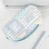 Cat Ear Design Pen Bag Multi-Layer Pencil Pouch Large Capacity Stationery Bag  Gift