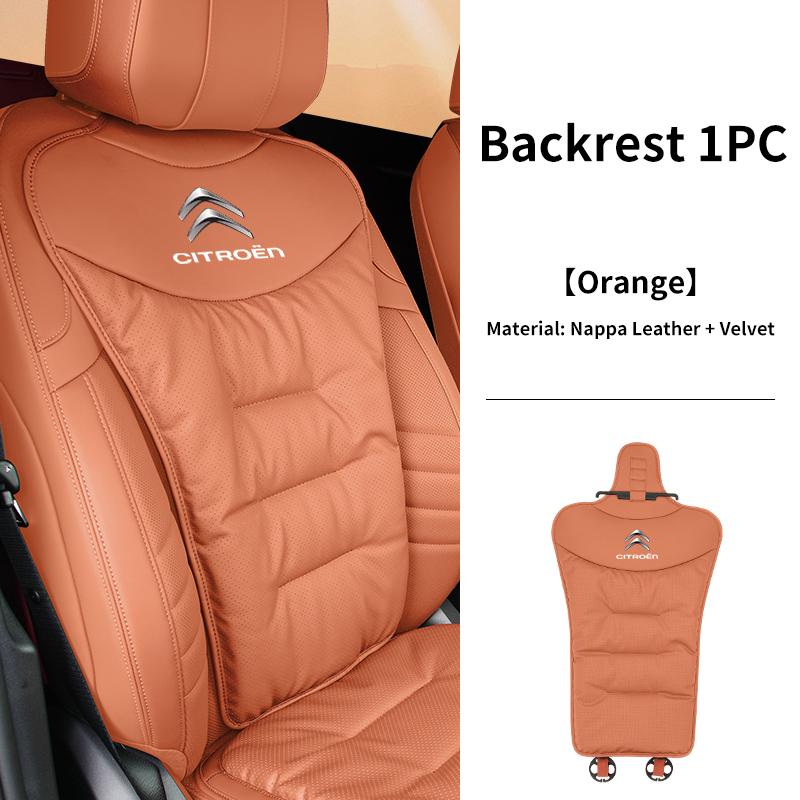 Velvet Car Seat Cover: Breathable, Comfortable and Durable All-Season Use Split-Style Single-Seat For Citroen C4 C3 C5 C1 C2