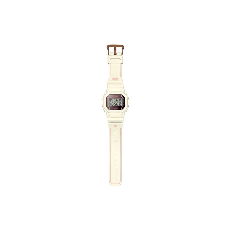 CASIO Women's G-SQUAD Series Red Watch DW-5600PGW-7PR DW-5600PGW-7PR