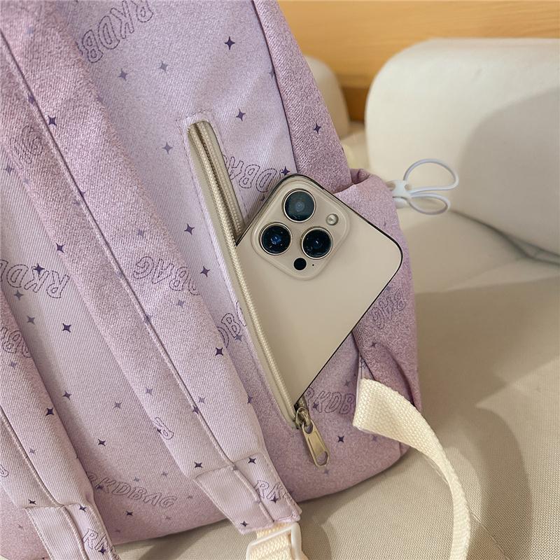 Polo Point Women's Schoolbag Large Capacity Student Backpack Lightweight Backpack